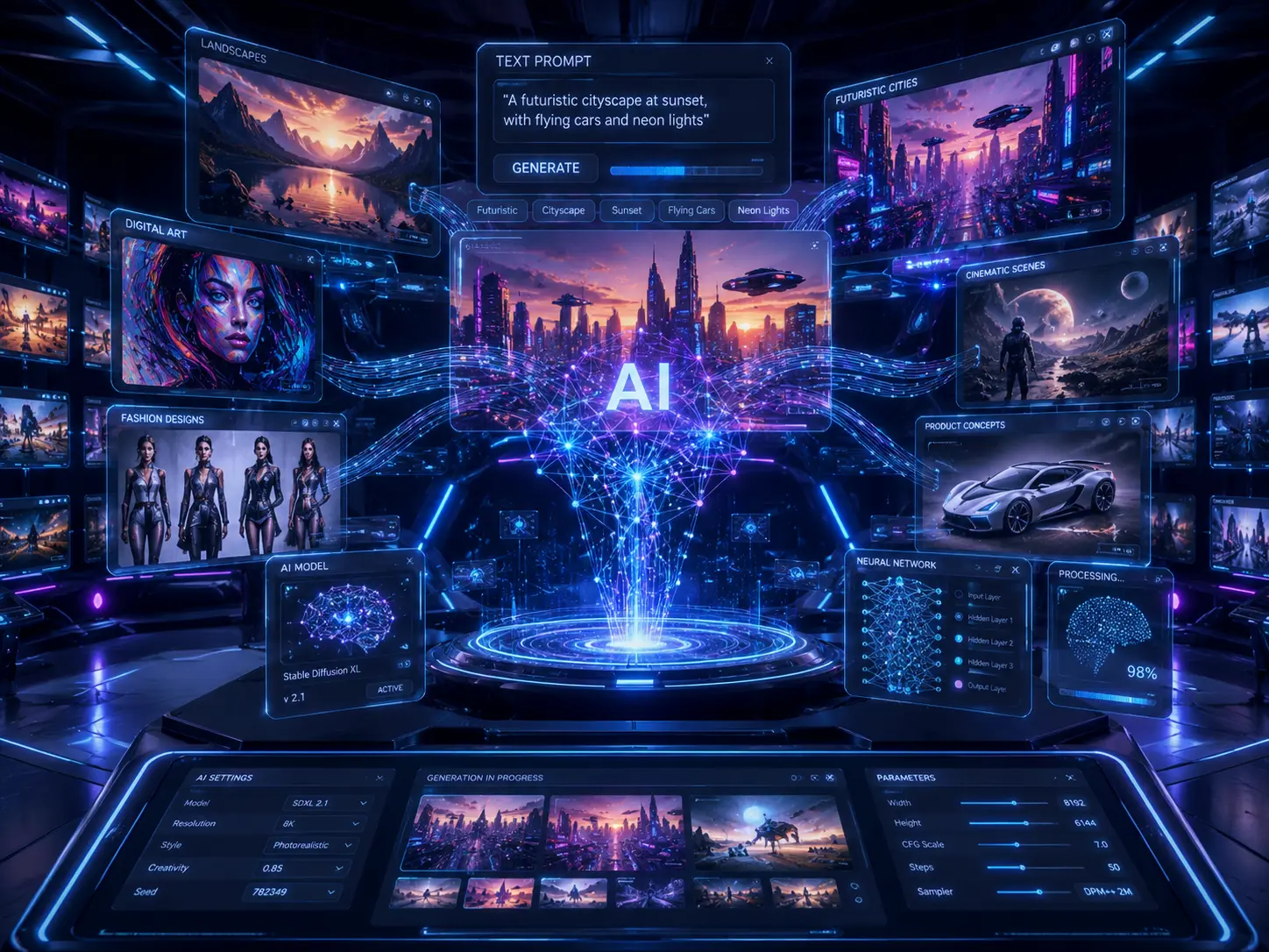 AI-Powered Image Generator